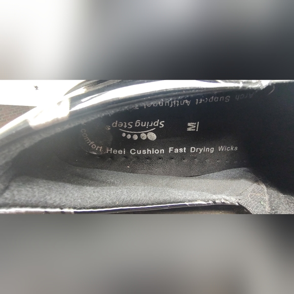 Spring Step Women's Lite Uniform Shoe Sz 8 Clogs Wedge Mule Slip Resistant Nurse - Picture 10 of 12